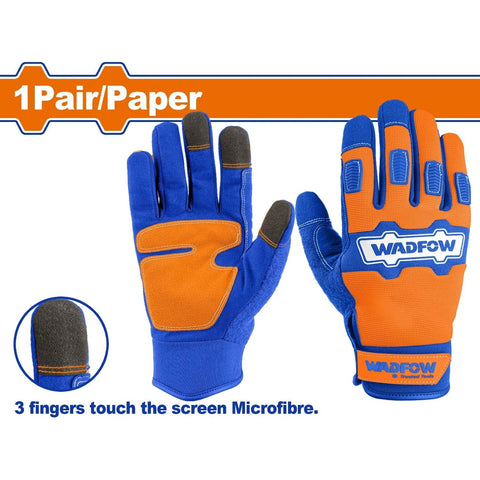 GUANTES PARA MECÁNICO CON PVC REFORZADO Y CAUCHO EN LA PALMA