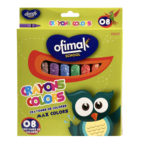 CREYONES DE CERA DELGADO