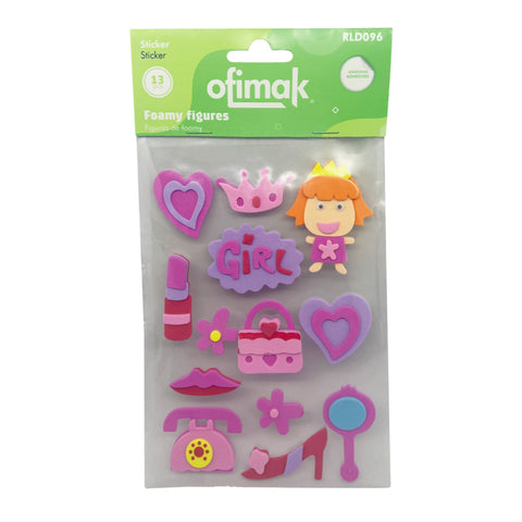 FOAMY FIGURAS DE MUÑECA CON ACCESORIOS