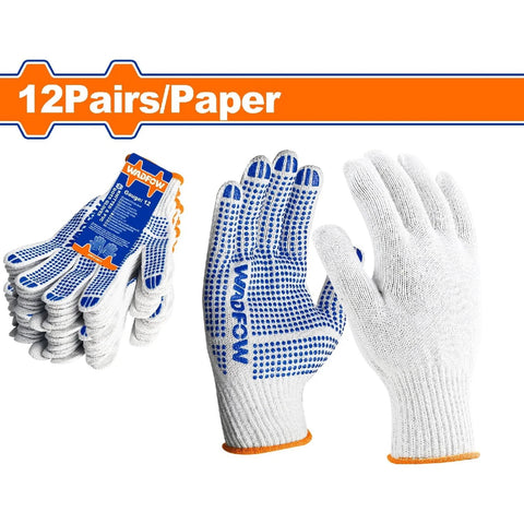 GUANTES DE PUNTOS DE PVC
