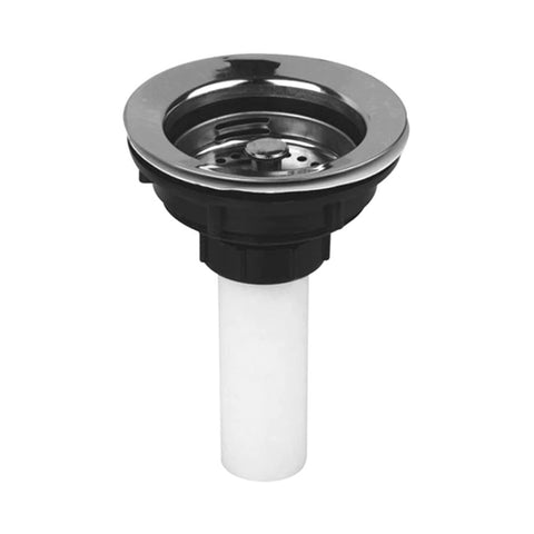 DESAGÜE DE FREGADEROS PVC C/CANASTO 4 1/2" CON TUBO 4"