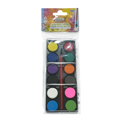 PINTURA ACUARELA CON PINCEL