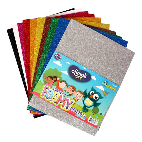 FOAMY ESCARCHADO DE COLORES