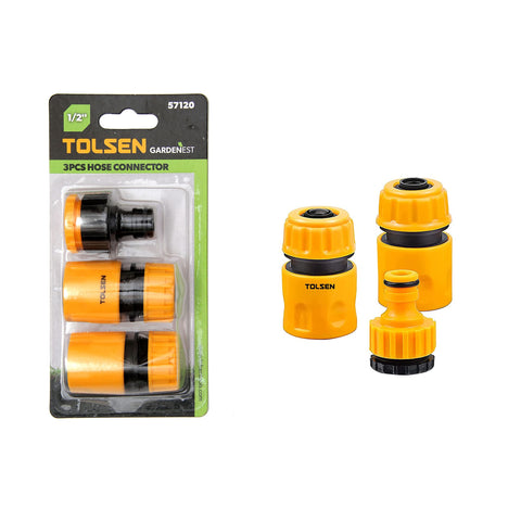 CONECTOR DE MANGUERAS (1/2") 3 PZAS