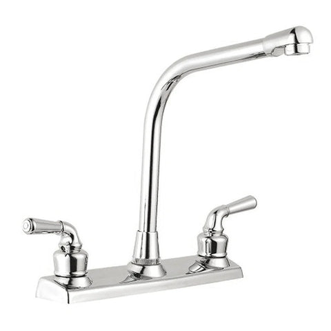 GRIFO MEZCLADOR DE FREGADERO CUELLO CISNE
