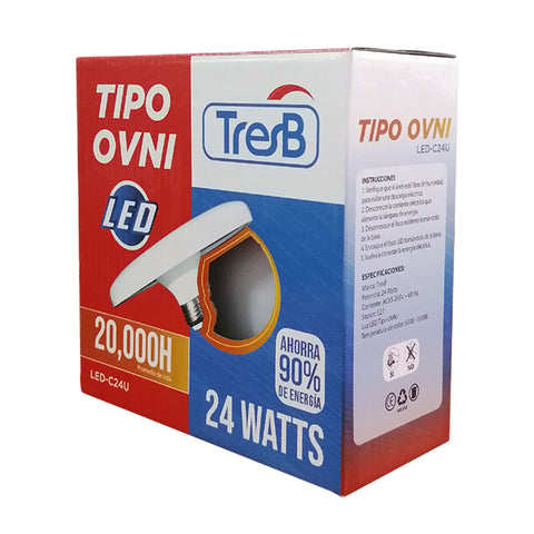 FOCO LED TIPO OVNI 24W