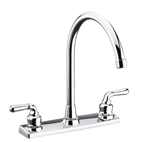 GRIFO MEZCLADOR DE FREGADERO CUELLO CISNE