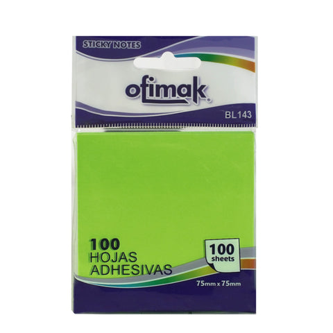 NOTA ADHESIVA NEÓN