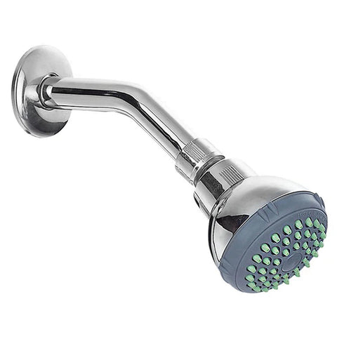 DUCHA METAL CROMADA CON AUTOLIMPIADOR DE CALCITA