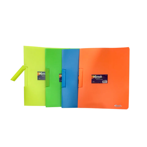 CARPETA CON CLIP DE SUJECIÓN PLÁSTICO
